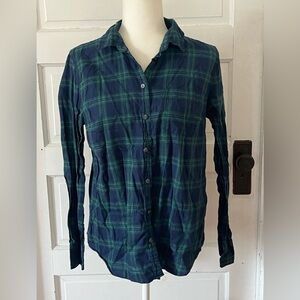 J. Crew Factory | Boyfit Plaid Shirt